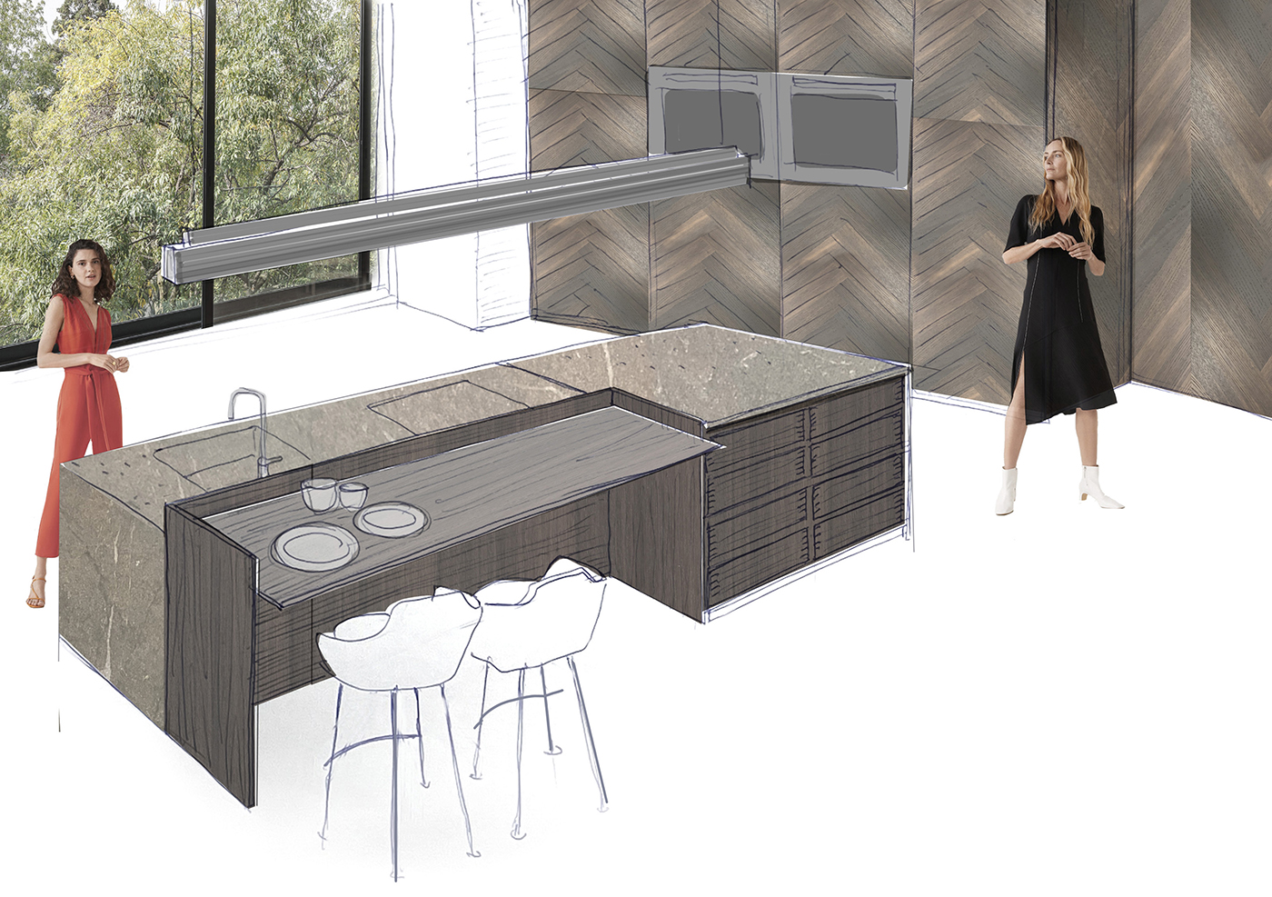 Ritmo Collection — фото 5, итальянская кухня MITTEL Cucine
